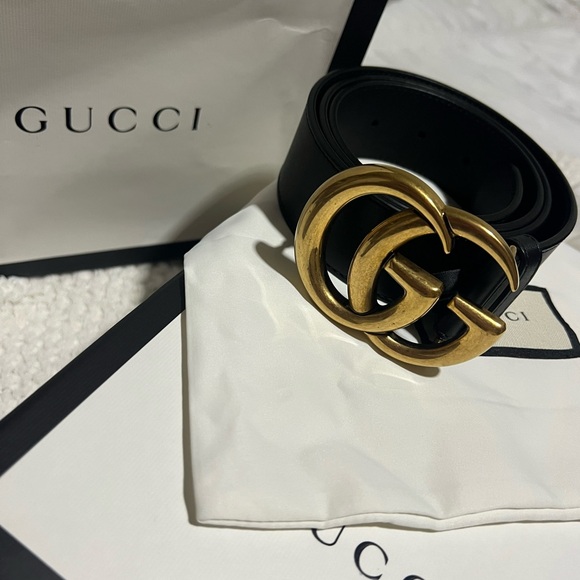 Women Gucci Belt GG MARMONT - Picture 3 of 5